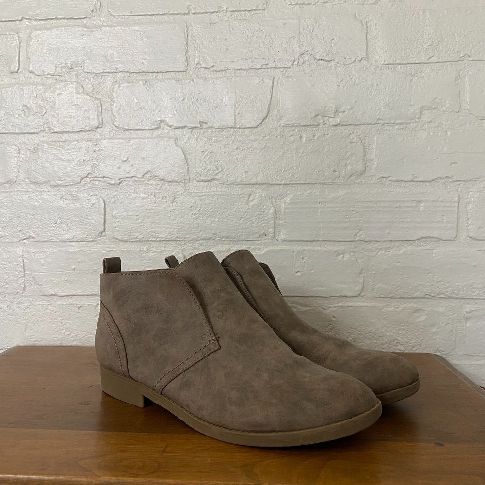 Indigo Tan Ankle Boots